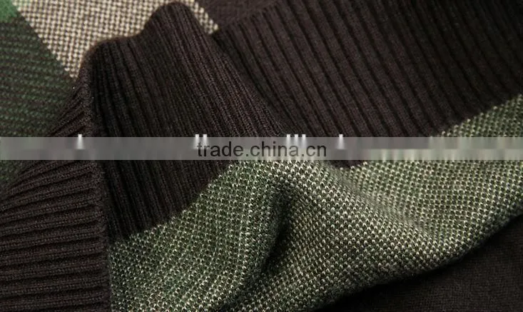 Factory men's latest design wool knit