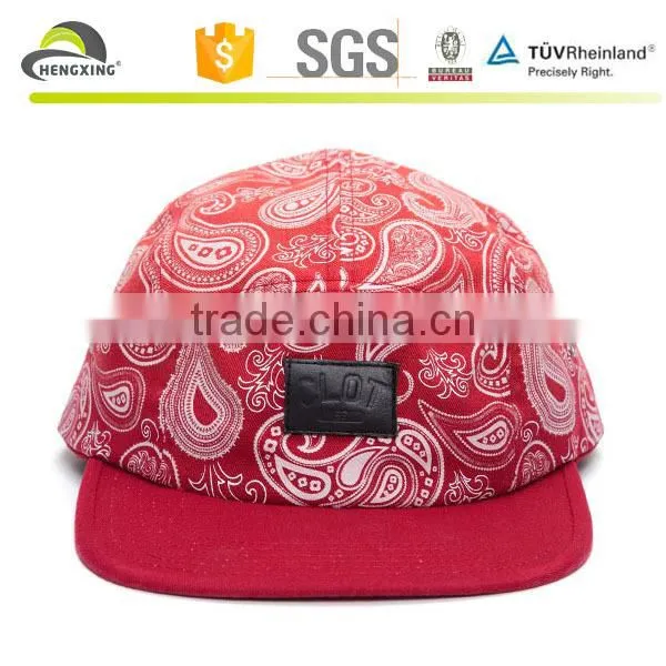 100% wool high qulit 5 panel caps with woven label