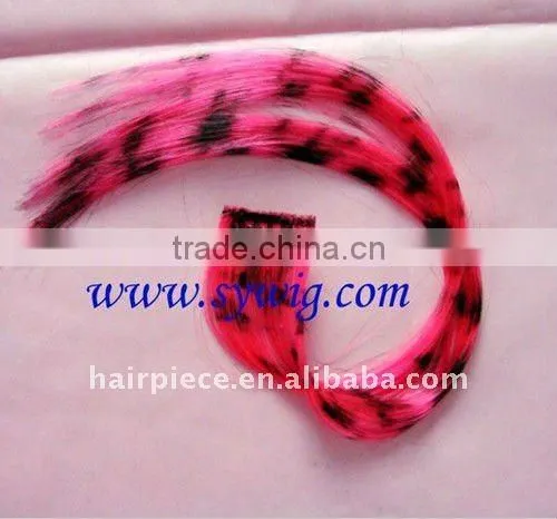 synthetic feather hair extension or human hair feather extension feather hair extension