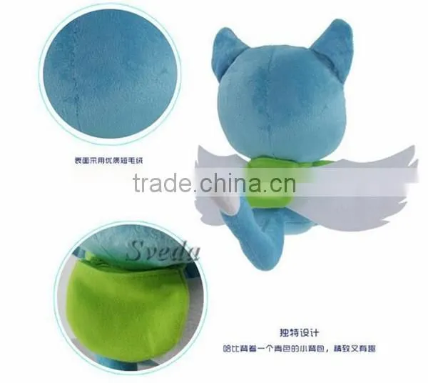 Fairy Tail Plush dolls 23cm stuffed toys Hold fish Habib Fairy Tail Plush toys