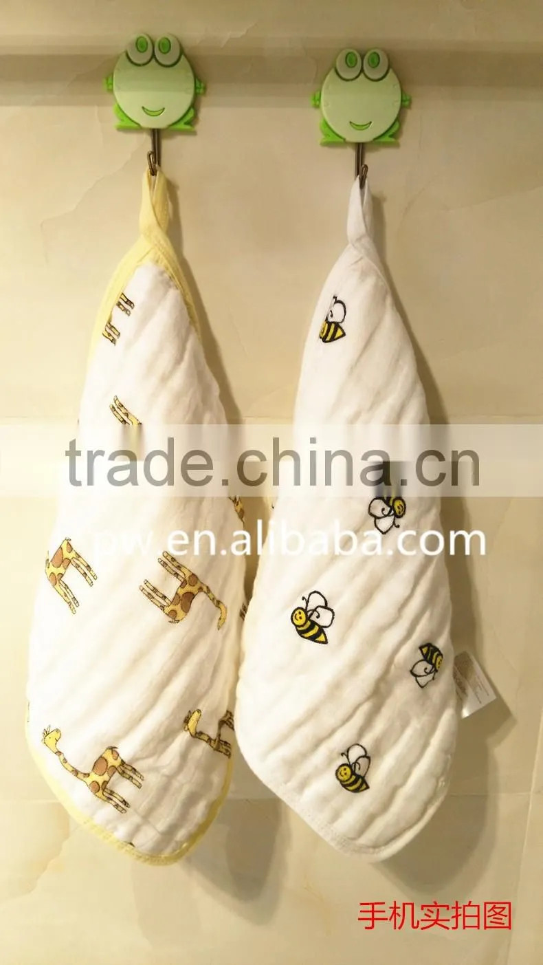 100% Cotton Baby Bibs Drool Feeding Face Washing Cloth