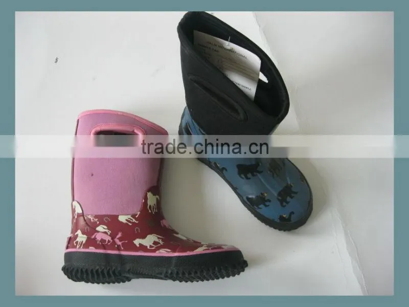 Hot selling Neoprene kids fancy boot