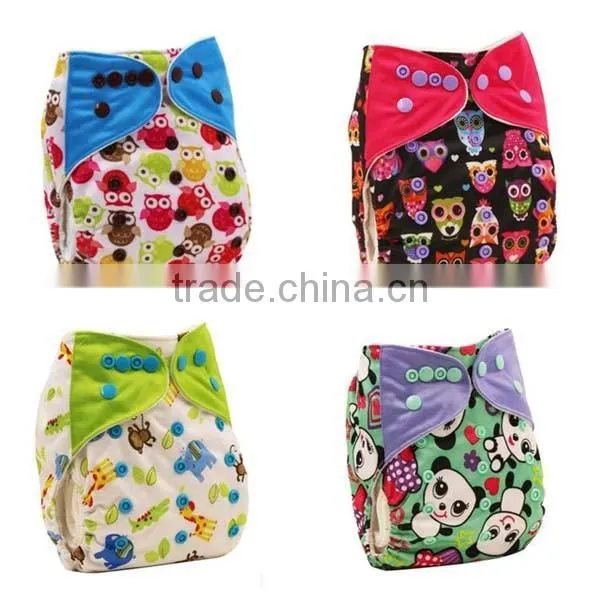 fashion cartoon pattern adjustable baby dipper cloth