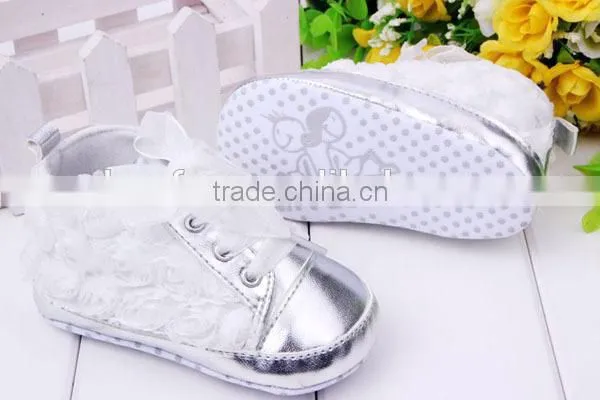Fashion New Baby Girls First Walkers Flowers Shoes