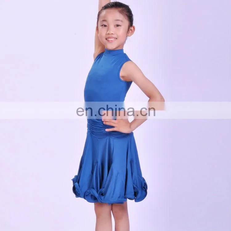 11328218 2013 New Sleeveless High Neck Girl's Latin Dance Dress