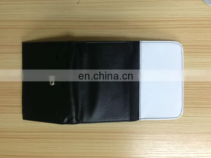 sublimationheat transfer PU material blank middle wallet