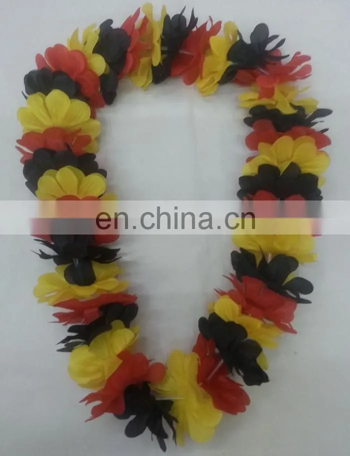 Hawaiian Luau Jumbo Silk Flower Leis Tropical Party
