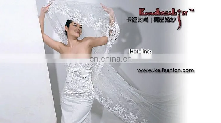EB328 Fascinating wedding dress modern wedding gown handed pleat sexy wedding dress
