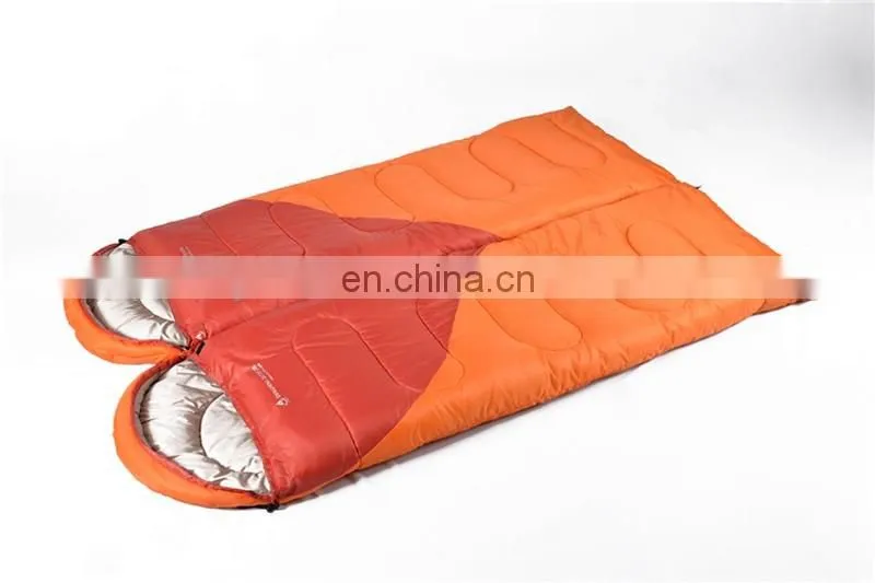 Outdoor products double camping envelope detachable cotton sleeping bag