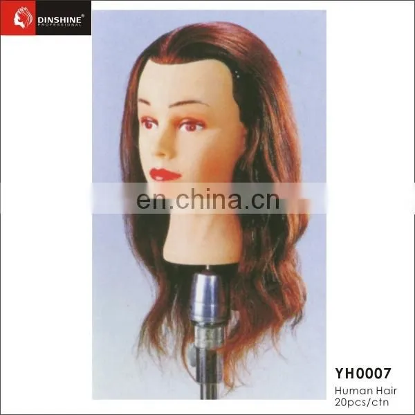 Synthetic Hair Mannequin Salon Hairdressing Training Head Mannequin