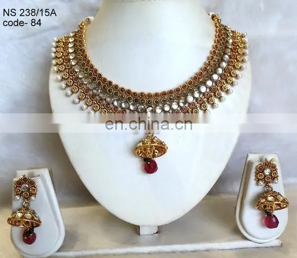 traditional jewelery necklace manufacturer, choker jewellery necklace exporter