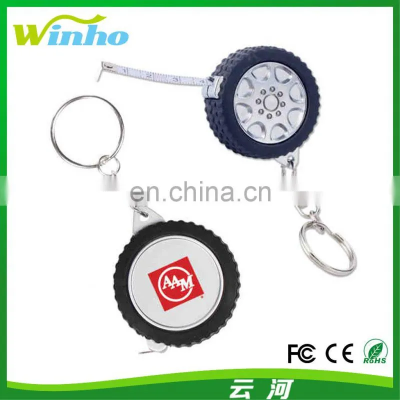 Winho square Metal key holder with tape measure