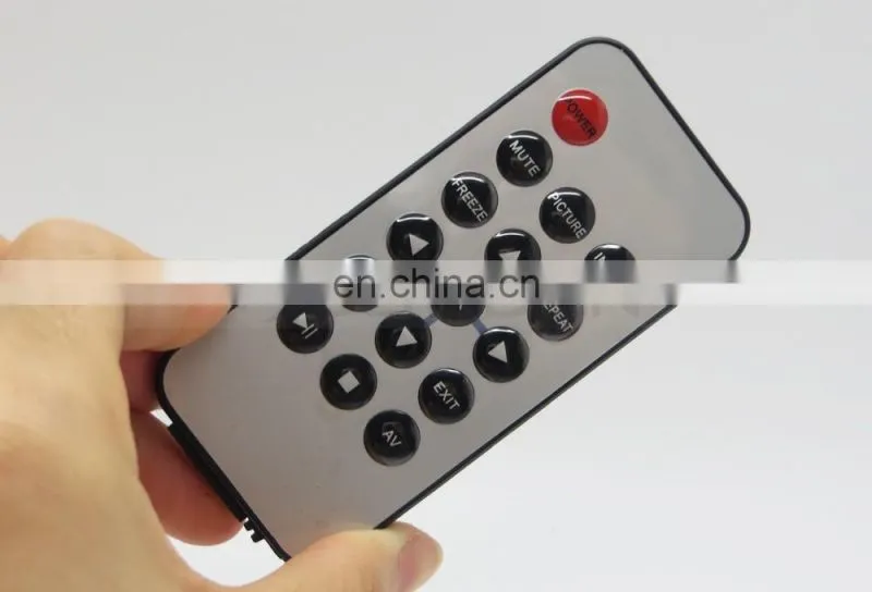 Button Cell Mini TV Set Code Switch 16 Key Universal IR Remote Control For DVD Player