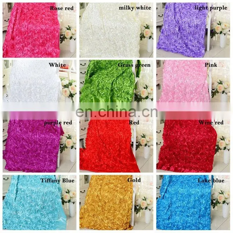 3D Rose Flower Home Decor Stage Hall Carpet Wedding Aisle Runner