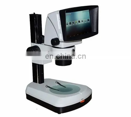 3D digital video zoom stereo microscope with LCD screen