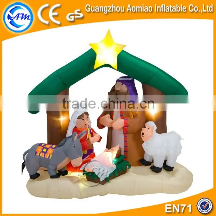 Christmas inflatable baby jesus/inflatable jesus born/inflatable jesus
