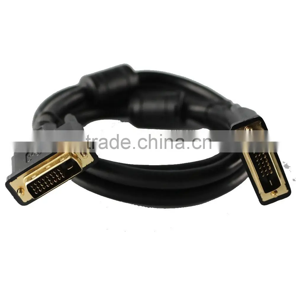 GOOD COMPATIBILITY 24+1 MALE TO MALE DVI CABLE FOR COMPUTER/TV