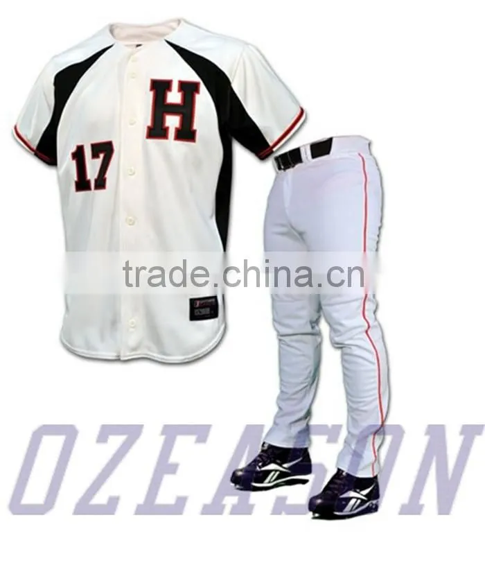 China Wholesale Cheap Sublimated Blank Baseball Jerseys