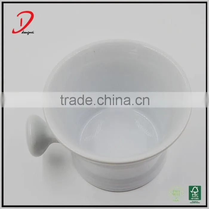 2016 New Colorful Private Label Ceramic Shaving Bowls For Men Shaving