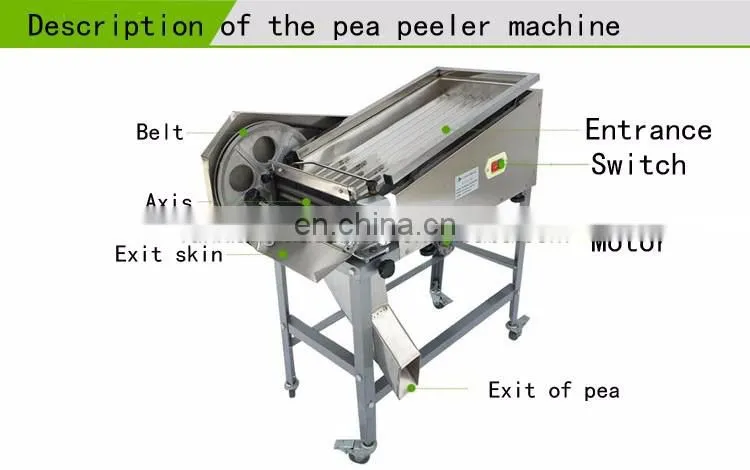 Hotsell Pea Special Sheller/Green Pea Peeling Machine/Bean Peeler