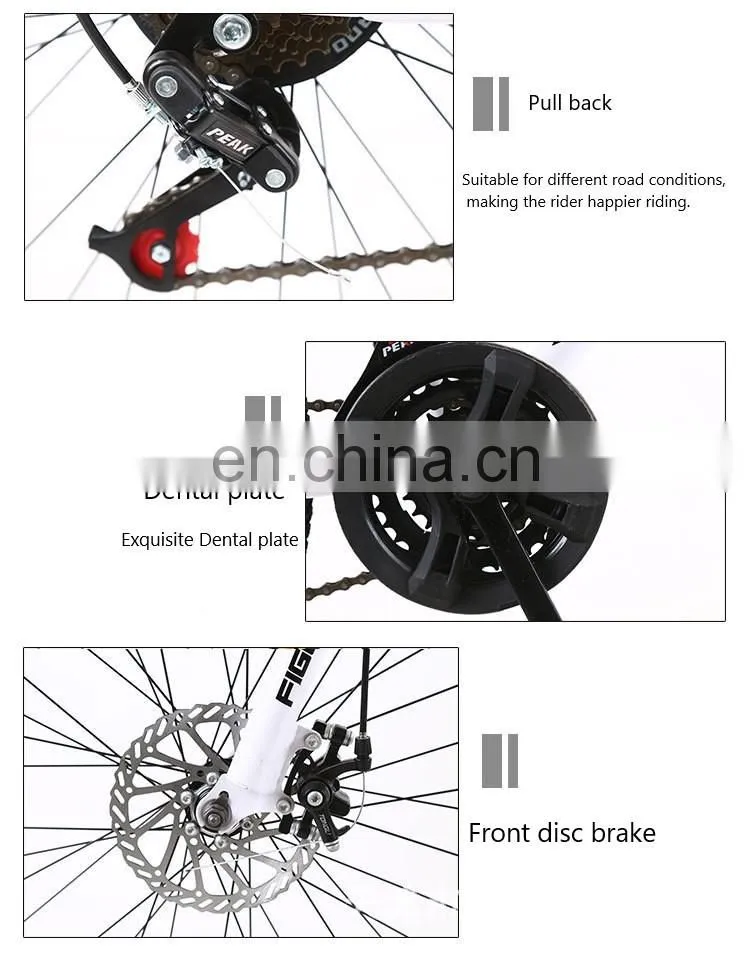 Direct supply 26 inch 21 speed variable speed shock-absorbing mountain bike male and female student bike