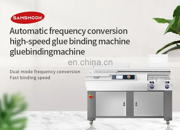 high quality notebook glue binding machine heavy duty industrial hot glue book binder binding machine
