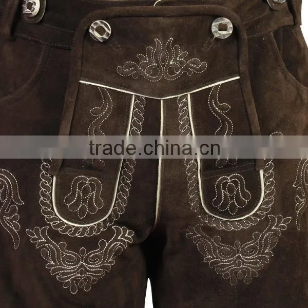 highest quality materials Bundhosen lederhosen,Oktoberfest trachten wear,Kurze lederhose,german hose,leather pants,shorts