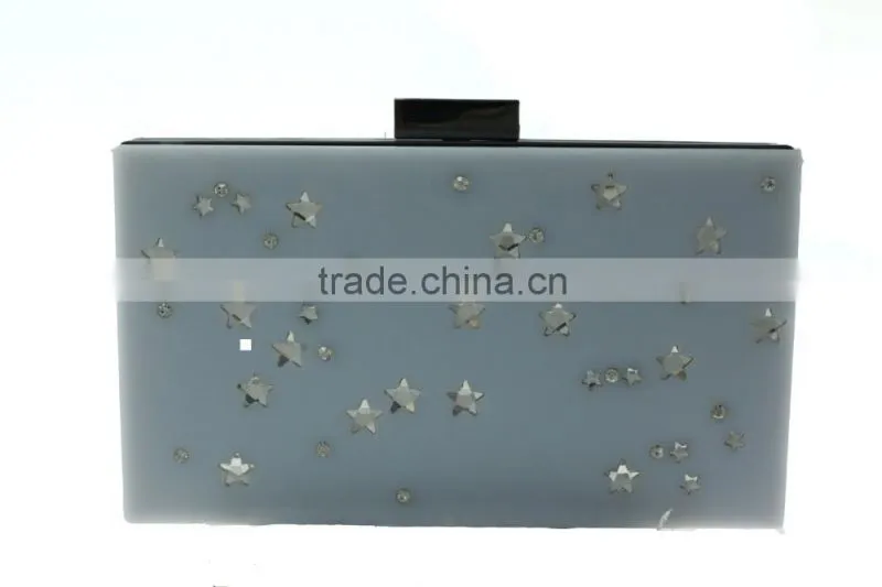 acrylic board evening bags new style of 2014,dressing case,,beautiful accessory purse,wholesale