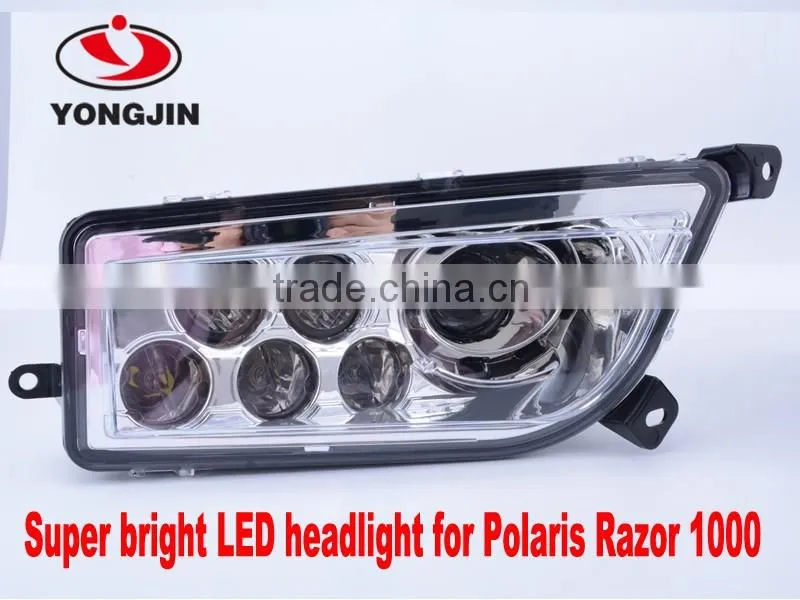 Best price LED Headlight for 2014 Polaries RZR XP 4 1000 EPS ATV UTV parts