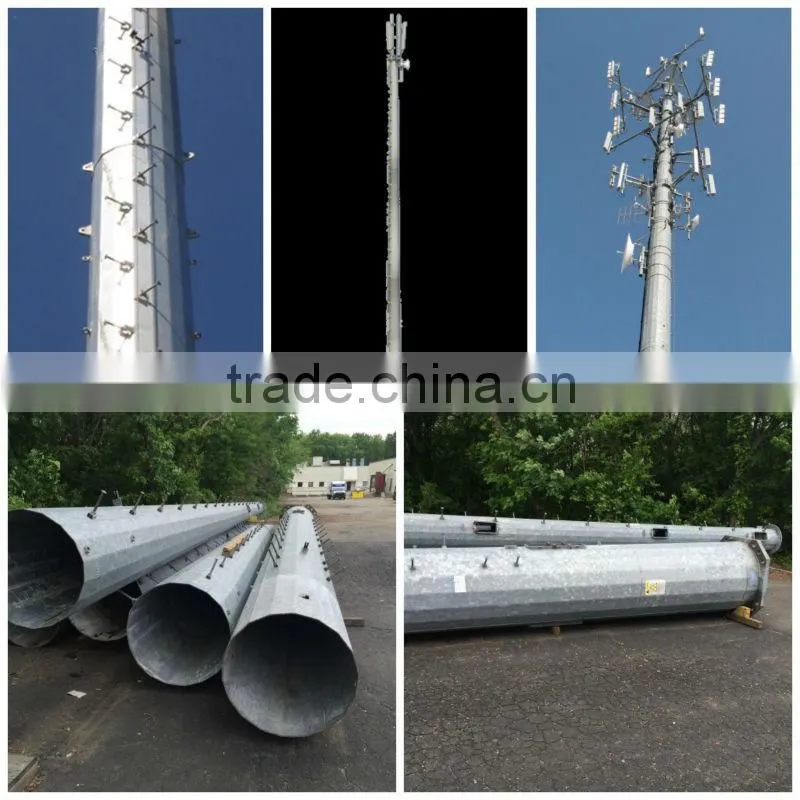 four legged lattice angle steel microwave communication tower made in china