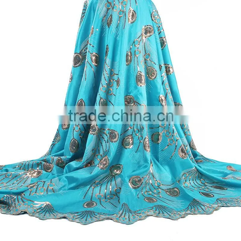Mitaloo George Fabric African Raw Silk George Fabric with Sequins MGP1002