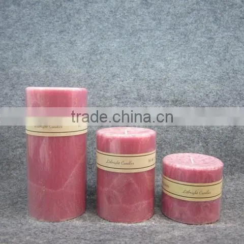 Scented Pillar Candle , Aroma Candle,No Paraffin, No Anti Dumping Duty,Walmart Vendor, 10 Years Experience of Candle Production