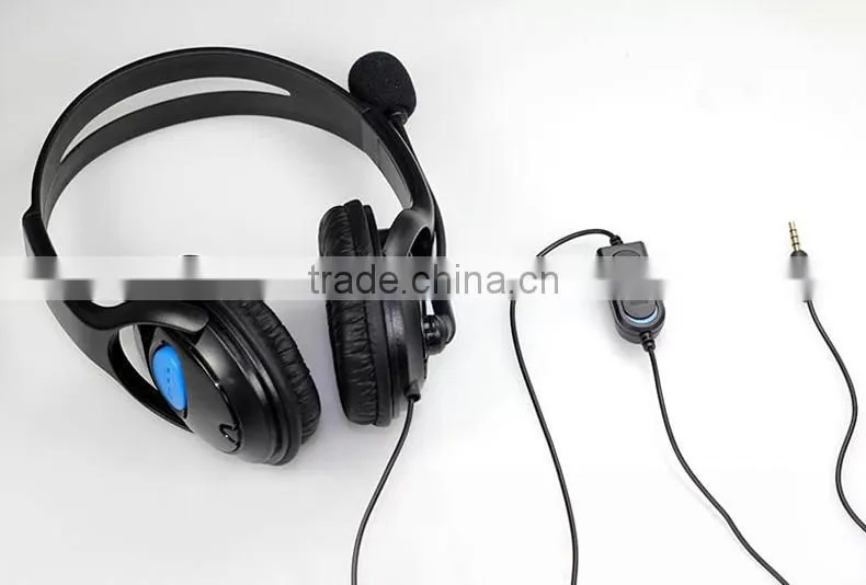 The most professional game accessories factory in china headphone for ps4 4.25 foot cable