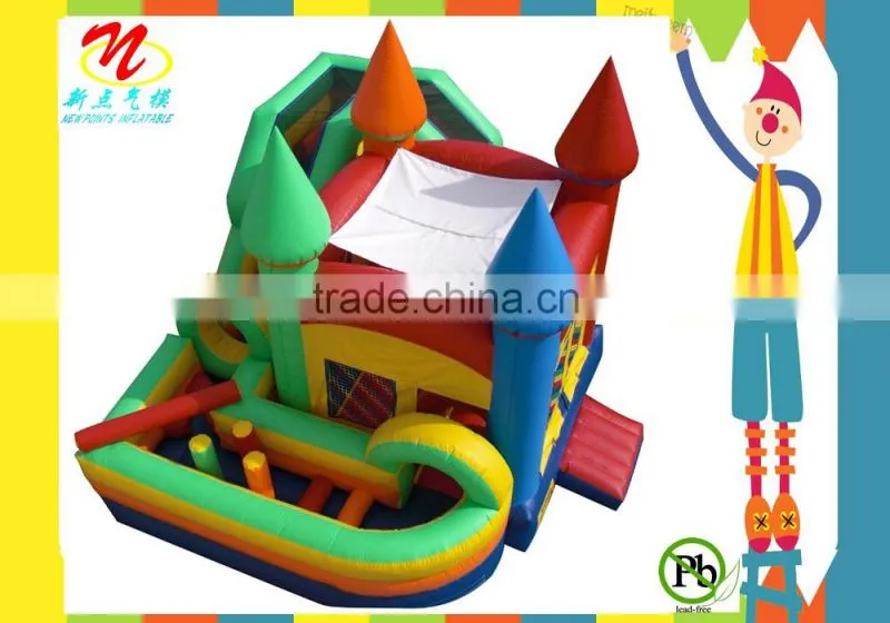 Holiday inflatable combo bouncer house for kids
