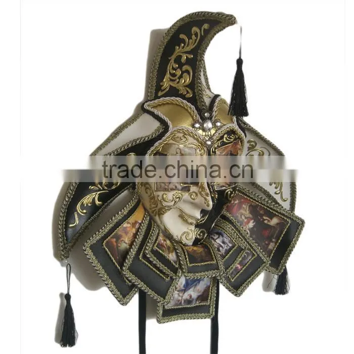 Handmade Luxury Jester Venice Italian Carnival Masks Paper Mache
