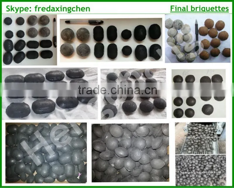 China coal/ wood/ sawdust charcoal briquette machine for sale