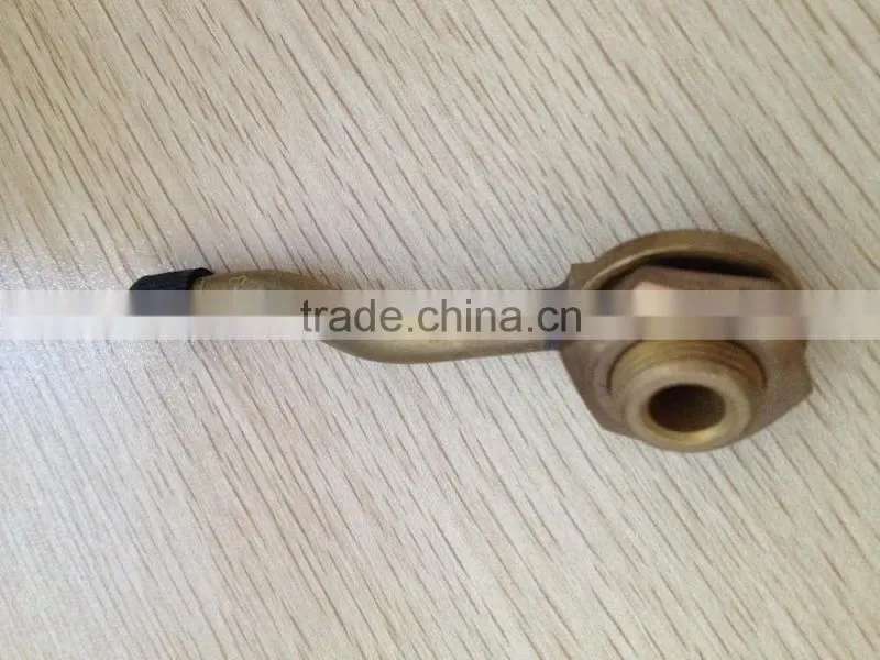 V3-14-3 Double Bend Truck Valve Stem With Long Thread