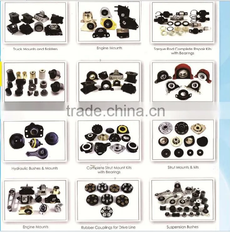 PU shock buffer and plastic parts