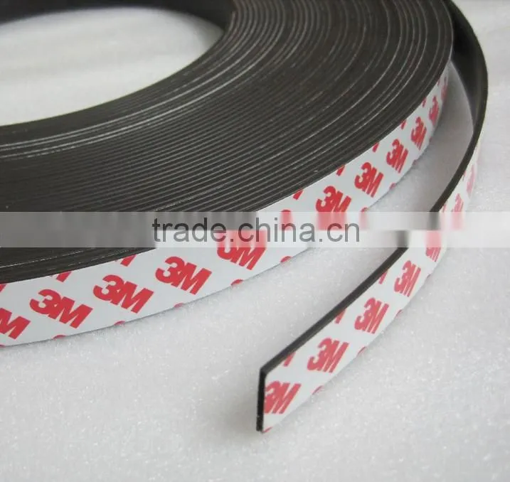 Customized Flexible rubber magnet flexible magnet with self-adhesive