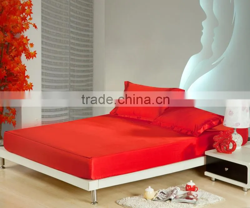 china supplier wholesale thai silk bed covers, fitted bed skirt, fitted cover, silk mattress protector