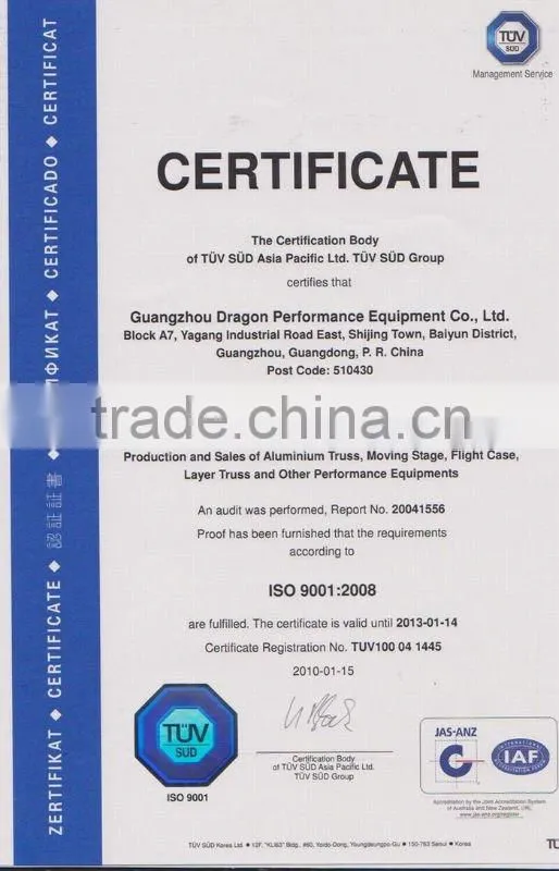 289x289mm pin truss ,light truss,aluminum truss