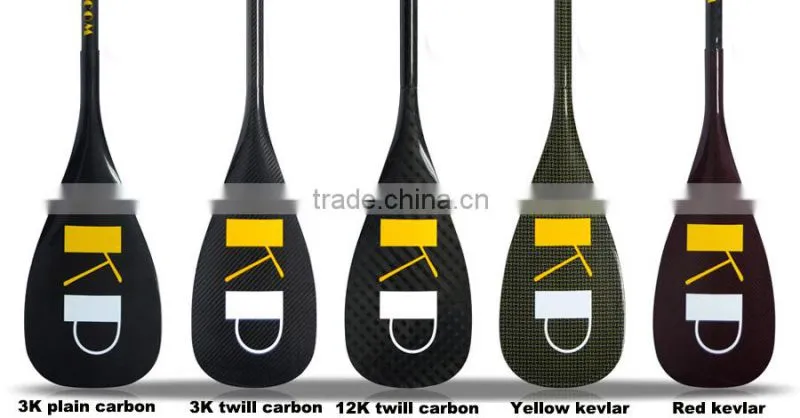 Kingpaddle Carbon Fiber 3 Pieces Adjustable SUP Board Paddle