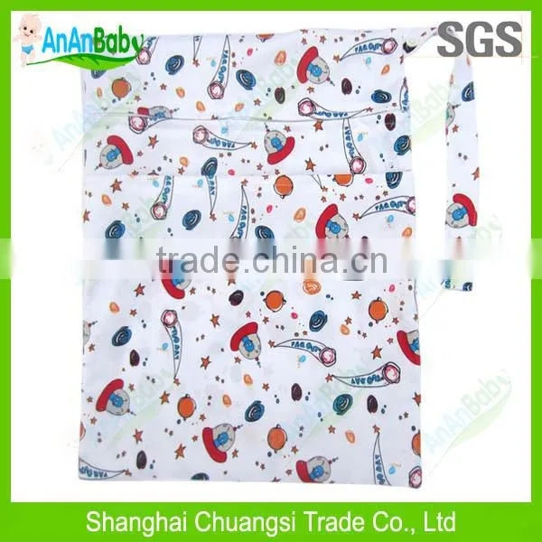 2014 Hot New Baby Product Custom Wet Bags / Reusable Cloth Wet Bags