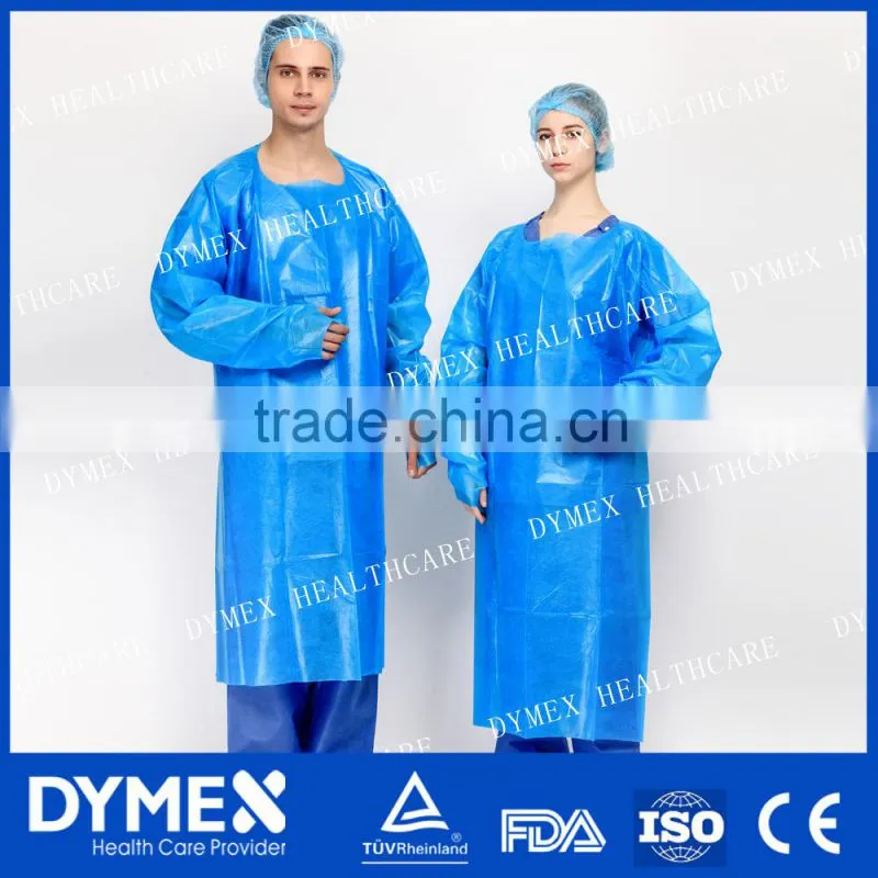 CPE Waterproof Isoaltion Gown