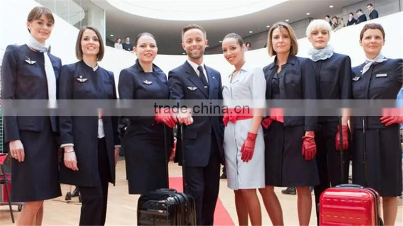 OEM custom Airline Uniform For Stewardess, Airline Hostess Uniform, Airport uniform