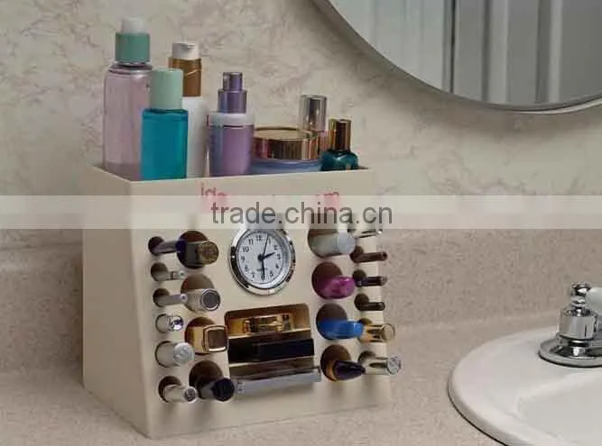 Makeup Organizer with clock as seen on TV