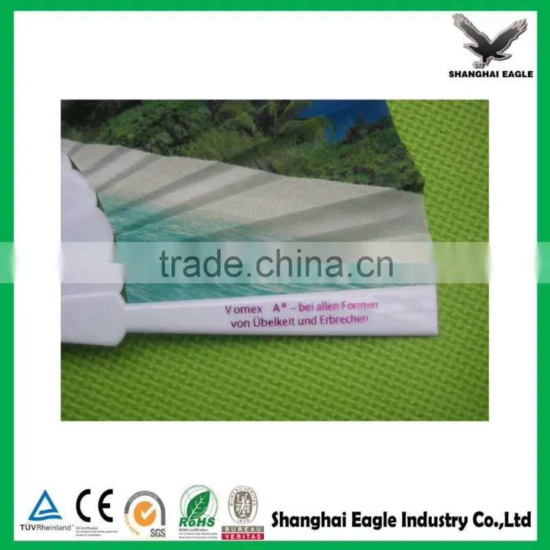 Wholesale printed custom nylon folding fan
