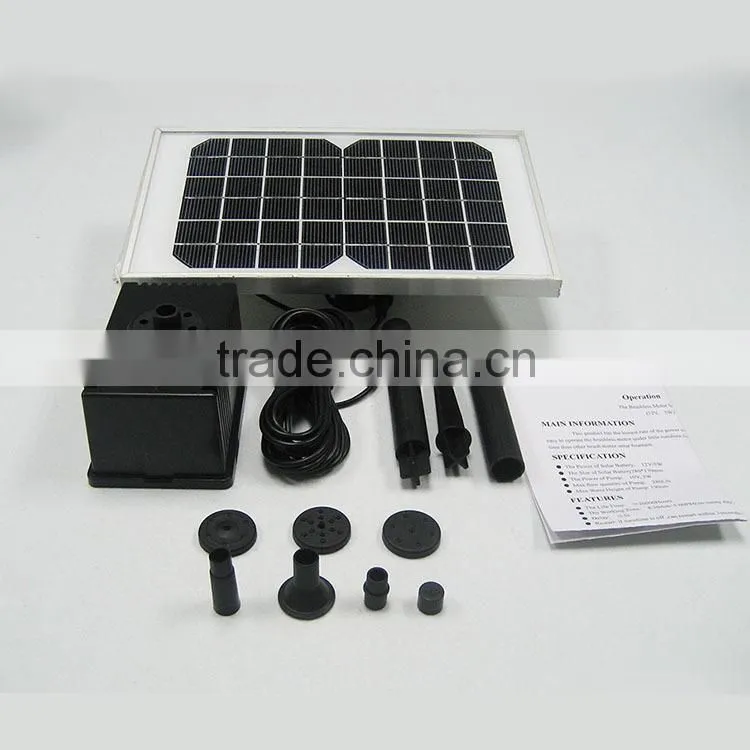 Fountain Solar Water Pump Kit 12v Water Pump