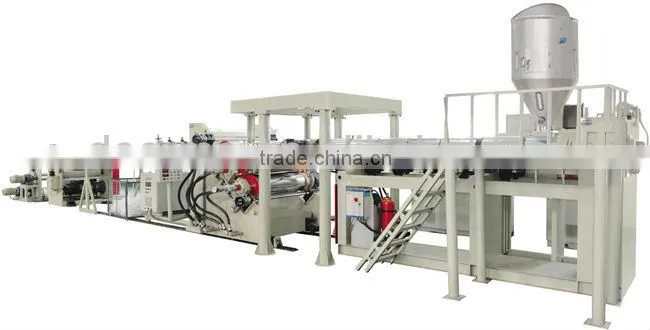 polycarbonate solid sheet machine