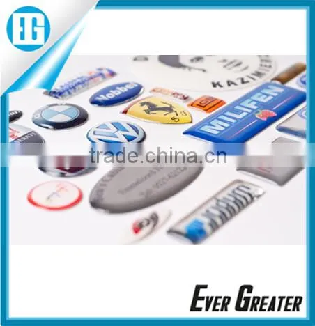 New design and Clear epoxy resin dome stickers labels
